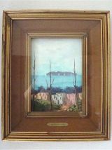 Tableau bord de mer années 50