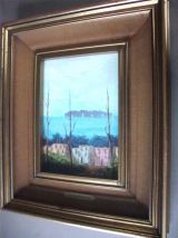 Tableau bord de mer années 50