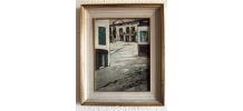 Tableau ancien village italien