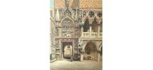 Tableau Palais des Doges, détail, Venise. Huile sur toile.