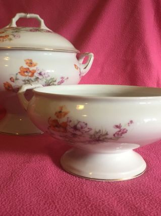 soupière et légumier en porcelaine