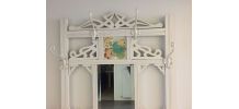 porte-manteaux vestiaire mural vintage