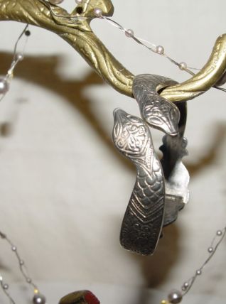 Bracelet ancien ethnique serpent