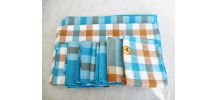 Nappe et serviettes années 70 