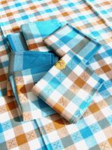 Nappe et serviettes années 70 