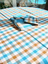 Nappe et serviettes années 70 