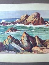 Tableau Pointe de Corsen Bretagne