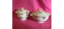 porcelaine HAVILAND verseuse et sucrier année 40