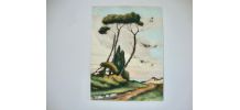 Tableau ancien pin maritime