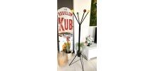Porte manteaux perroquet 4 boules vintage
