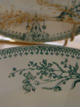 6 assiettes  anciennes Saint AMAND
