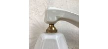 Applique en porcelaine et opaline années 1920