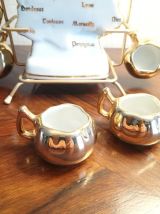 Service a liqueur en porcelaine