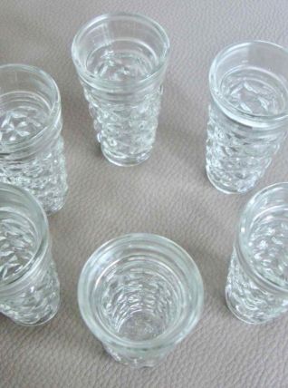 6 verres des années 50