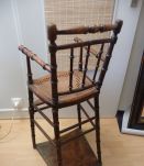 Chaise d'enfant ancienne en bois 