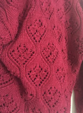 Pull crocheté 