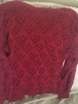 Pull crocheté 