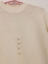 Pull blanc 