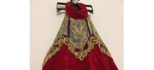 Robe rouge fêtes 