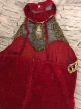 Robe rouge fêtes 