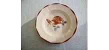 Set 6 assiettes creuses Digoin Sarreguemines