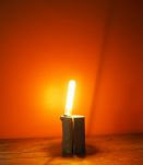 Lampe de table en bois design