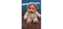 POUPÉE PELUCHE ROSEBONBON MOUTON ANNÉE 70-80