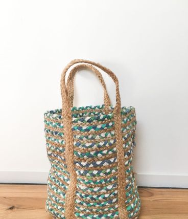 Panier de rangement en jute 