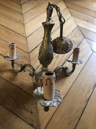lustre massif (bronze ou laiton) 