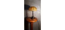 petite lampe art deco fer forge avec son  