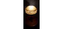 petite lampe art deco fer forge avec son  