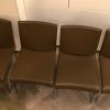 lot de 4 chaises en cuir marron foncé B&B Italia by Antonio 