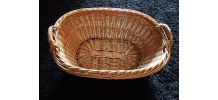 Grand panier en osier ancien