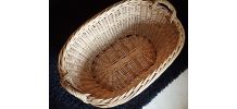 Grand panier en osier ancien
