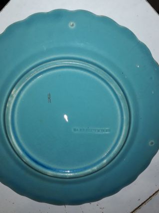 Assiette decorative sarreguemines