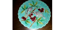 Assiette decorative sarreguemines
