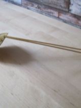 Louche a creme dorée a  l'or fin 2 poinçons    