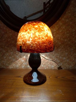 Lampe pâte de verre
