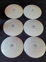 6 soucoupes et 5 tasses Churchill - Staffordshire England