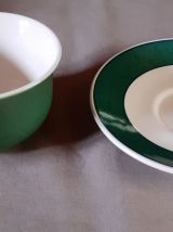 6 soucoupes et 5 tasses Churchill - Staffordshire England
