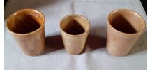 3 verres en grès Digoin