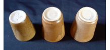 3 verres en grès Digoin