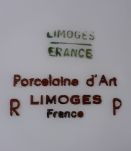 Cendrier en porcelaine de Limoges