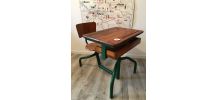 Pupitre bureau d’écolier ancien