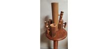 carafe et verre bambou 1970