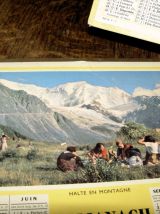 Lot de 3 almanachs des PTT de 1956