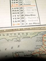 Lots de 2 almanachs PTT 1959 &amp; 1962