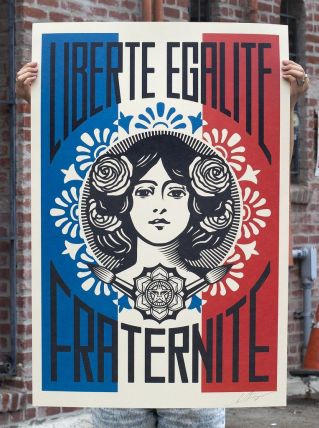 Liberté Egalité Fraternité - Shepard Fairey