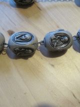 Grand chapelet  longueur 1 m 73   avec  49 perles 4 faces 