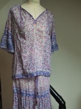 ensemble indienne vintage  avec grelot